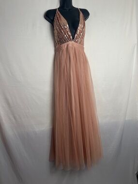 Luxxel Rose Gold dress